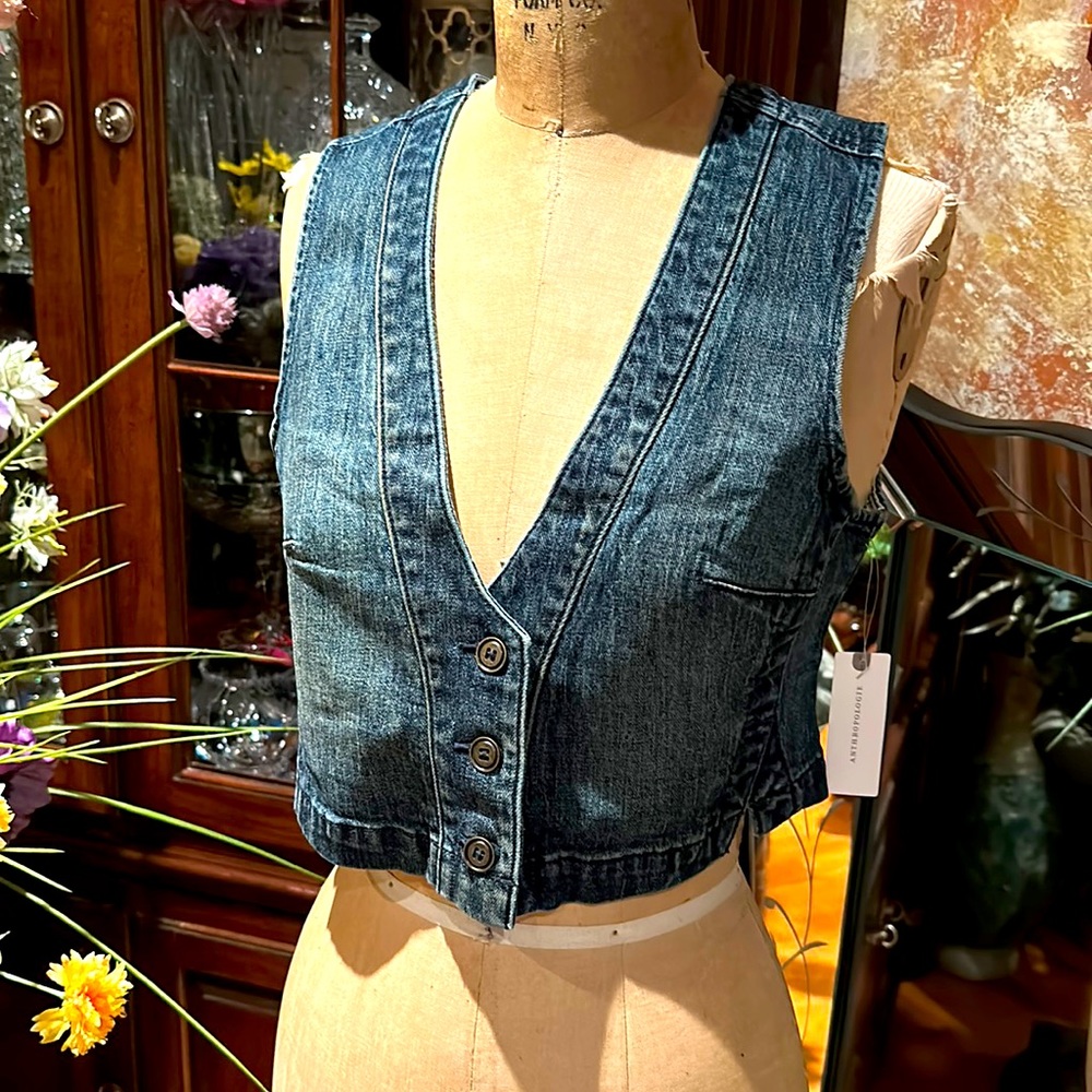 Anthropologie Denim Vest